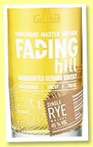 Fading Hill 2012-2013/2021 'Rye' (45%, OB, Germany, Birkenhof Master Edition, +/-2022) Fading Hill 2012-2013/2021 'Rye' (45%, OB, Germany, Birkenhof Master Edition, +/-2022)